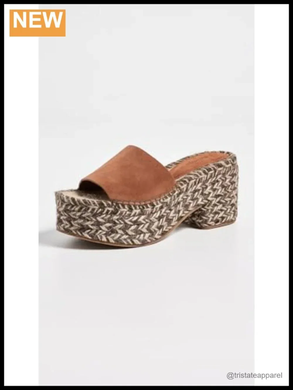 Suede Platform Espadrille Sandals